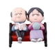 thumbnail image 2 of Amorosa Pareja De Ancianos Adorno En Miniatura Lindo Regalo De Boda Para Regalo De Cumpleaños Estilo B, 2 of 5