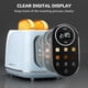 thumbnail image 2 of Tostadora Keenstone Smart Touch Screen de 2 rebanadas, color azul inoxidable, 2 of 8