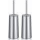 thumbnail image 1 of Cepillo de inodoro Wsedor Pack de 2, acero inoxidable plateado, 1 of 6
