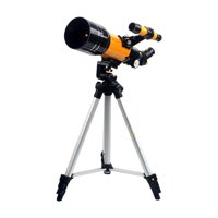 Magideal - Telescopio De Viaje Aberturas De 70 Mm Óptica De Vidrio Con Trípode Para Niños Principiantes Revestimientos De Alta Transmisión Telescopio Refractor