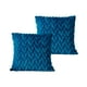thumbnail image 1 of Set De 2 Fundas De Cojines Diseño Espiga 45cm X 45 Cm Turquesa, 1 of 4