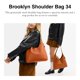 thumbnail image 2 of Bolso de hombro Coach Brooklyn de cuero natural, 2 of 7
