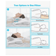 thumbnail image 3 of Almohada Ortopedica Memory Foam Cervical Mariposa Gris 62cm, 3 of 6