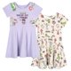 thumbnail image 1 of Vestidos skater Disney Toy Story para niña, paquete de 2, crema y morado, 1 of 4