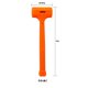 thumbnail image 2 of Martillo de Golpe Muerto NEIKO 680 g Naranja Neón con Cuerpo de Goma, 2 of 5