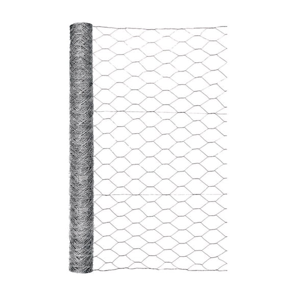 Esgrima para jardín, artesanía, acero galvanizado, 36 cm de alto x 15 m de largo
