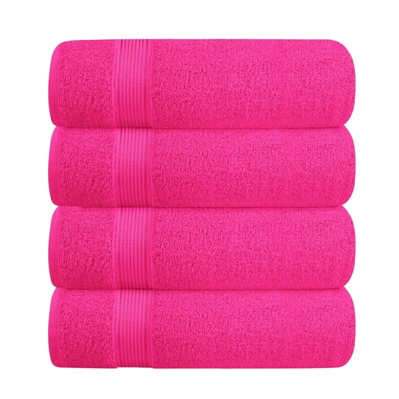 Juego de toallas de baño Belizzi Home Ultra Soft, paquete de 4, 70 x 140 cm, algodón