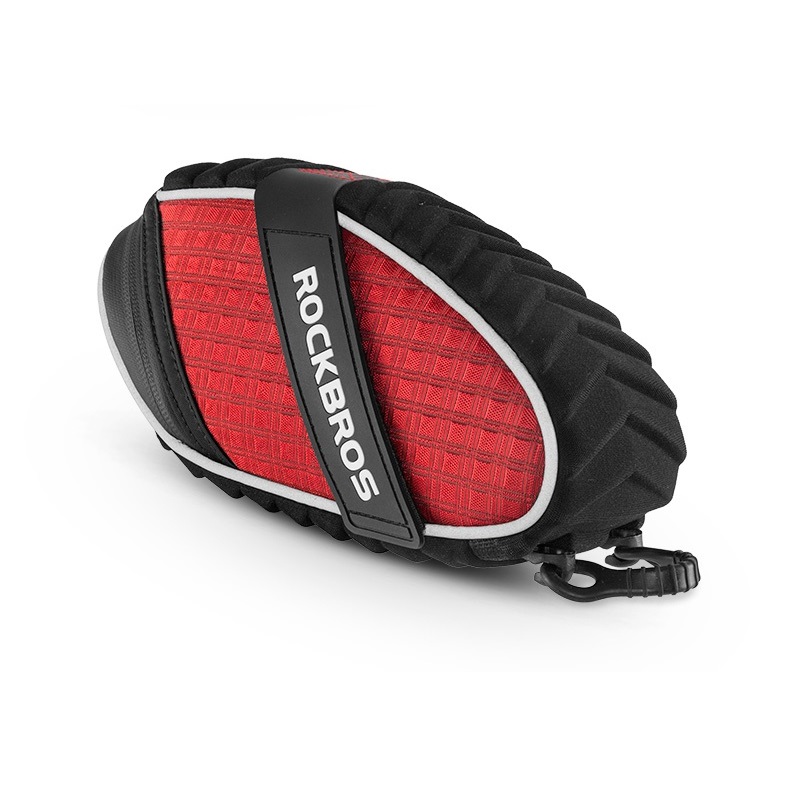 Bolso De Bicicleta Impermeable Trasero Rockbros C16 - Rojo