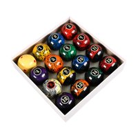 Ioensy - 16 Bolas De Mesa De Billar De 2,25 Pulgadas, Bolas De Billar Para Juegos Recreativos De Sala De Juegos