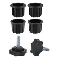 Magideal - Anillos Con Orificios Para Base De Sombrilla, Piezas De Repuesto De Cubierta De Enchufe, Accesorios Fijos Y Fuertes Para Sombrilla De Patio Para Jardí 6 Uds.