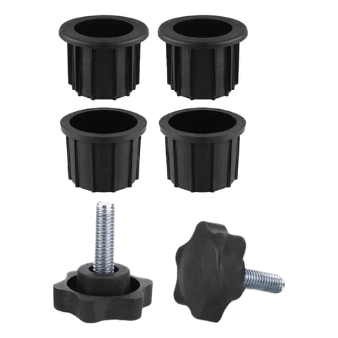 Magideal - Anillos Con Orificios Para Base De Sombrilla, Piezas De Repuesto De Cubierta De Enchufe, Accesorios Fijos Y Fuertes Para Sombrilla De Patio Para Jardí 6 Uds.