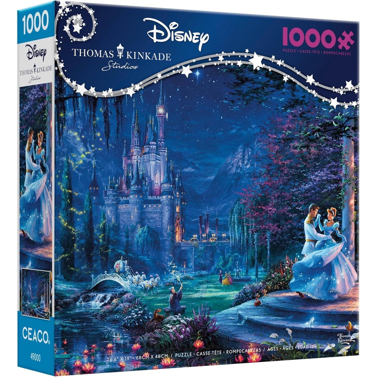 Puzzle Ceaco Disney Cinderella Thomas Kinkade 1000 Piezas