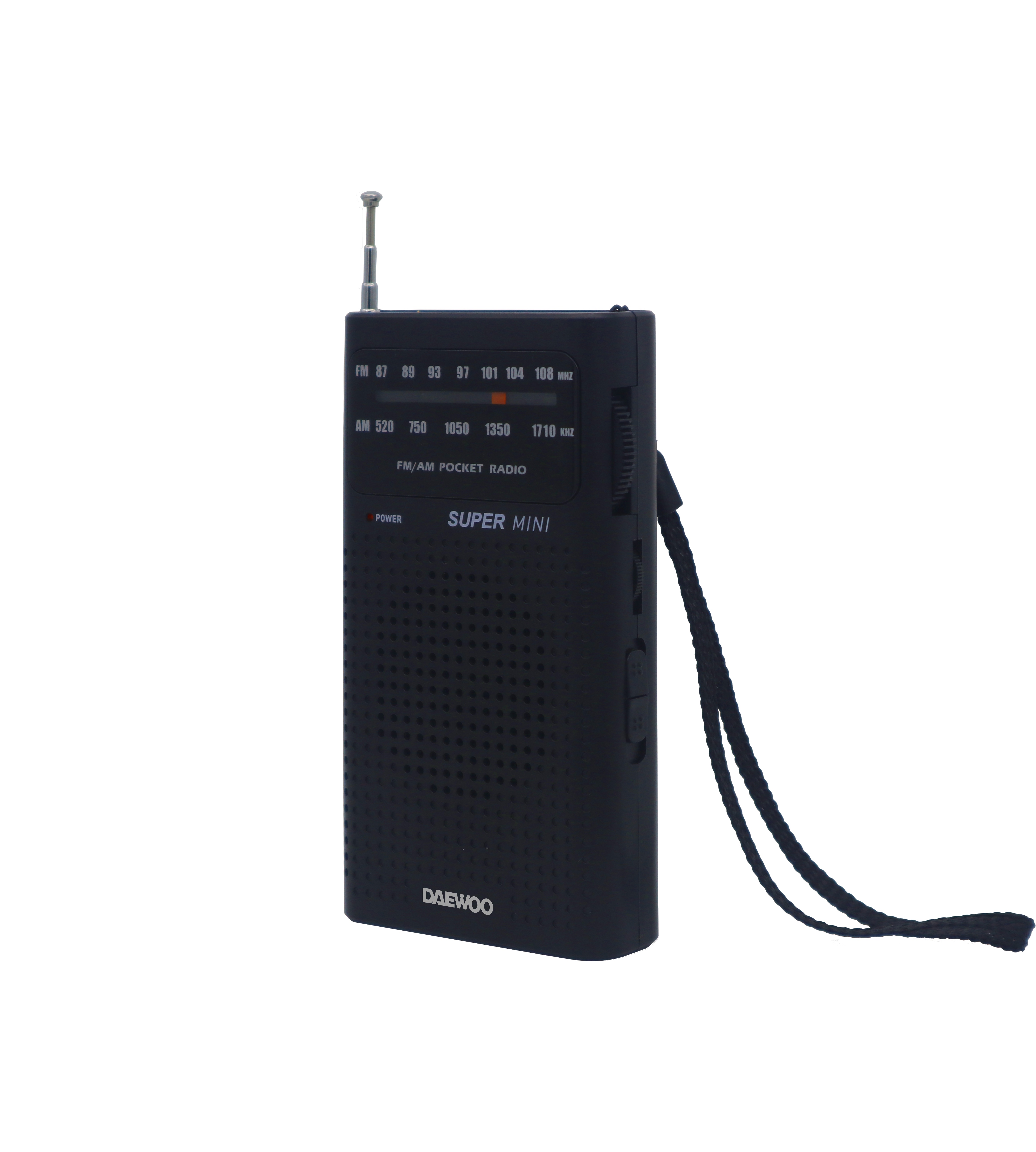 Radio De Bolsillo 2 Banda Am/Fm Negro Daewoo Di-213