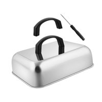 Bothyi - Cubierta Rectangular Para Untar, Cúpula Para Derretir Queso Para Filetes, Sándwiches De Barbacoa, Tamaño S