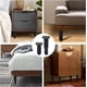 thumbnail image 5 of 4 patas ajustables para muebles de 8 a 12 cm, patas de cocina ajustables, carga máxima de 300 kg, patas de gabinete con 16 tornillos, color negro, 5 of 5