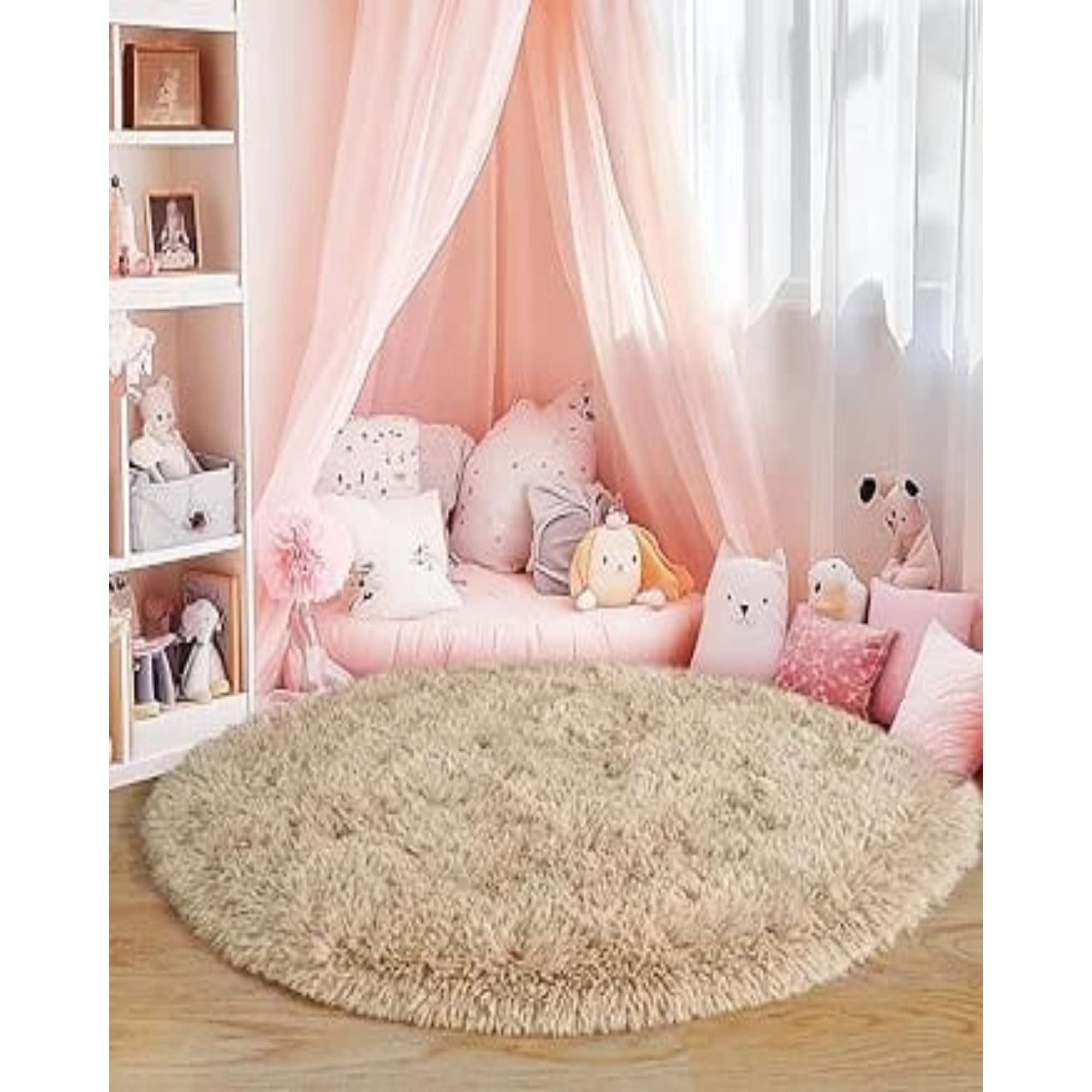 Myl Todo Hogar - Alfombra Redonda Extra Soft Textura Shaggy Premium 150x152