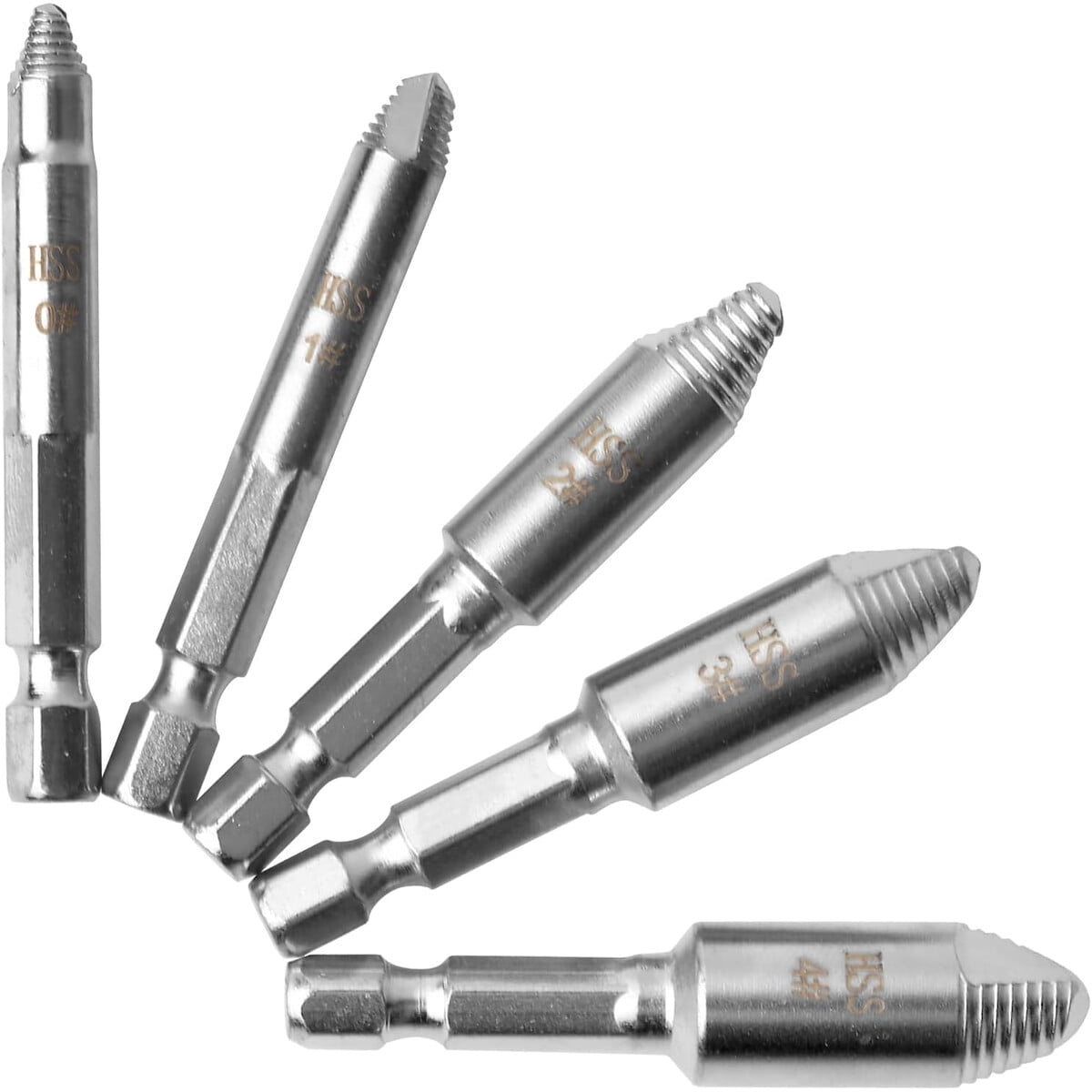 Dekotech Mini Extractor De Tornillos DekoTech HSS Hex 5 Piezas | Lider