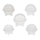 thumbnail image 2 of Molde de silicón de la forma de la bola de 5 tama?os para la fabricación de la joyería del bastidor de la resina, 2 of 5