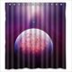thumbnail image 1 of Cortina de ducha Heavens Touch Space, juego de cortinas de baño con ganchos, tamaño 66 x 72 pulgadas, 1 of 3