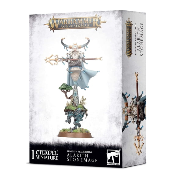 Taller de juegos en miniatura Warhammer Age of Sigmar Lumineth Realm-Lords Alarith Stonemage