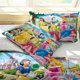 thumbnail image 4 of Princess Cartoon Series Girl 3-Pcs Bed Duvet Cover Set Microfiber Bedding Sets for Girls Kids, 4 of 5