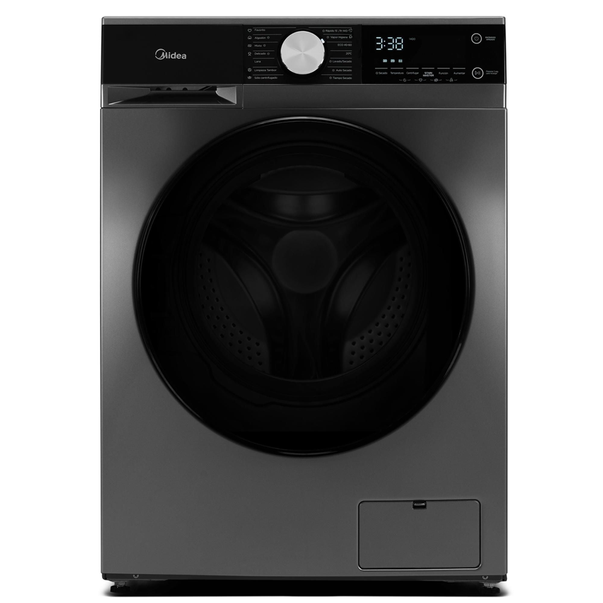 Midea - Lavadora Secadora Mlsf-095B/S Automática 9.5 Kg Titanium