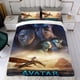 thumbnail image 4 of Avatar Película Conjunto de sábanas temático, trío de piezas, cómodo y amigable con la piel, diseño único, regalo de decoración para el hogar para familiares, amigos y fans,135cm *200cm, 4 of 6