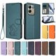 thumbnail image 3 of Xiaomi Redmi 17 4G/5G Funda Billetera con Estampado de Gato, Verde Oscuro, 3 of 6