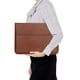 thumbnail image 5 of Funda con soporte para portátil de 15 pulgadas, piel sintética, tipo sobre, tipo bandolera, funda protectora para portátil., 5 of 6