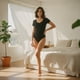 thumbnail image 4 of Body Manga Corta Colaless XS S Negro Madame Skin, 4 of 4