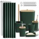 thumbnail image 1 of Set de accesorios de baño Clara Clark Green 20 piezas, 1 of 8