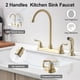thumbnail image 2 of Llave Cocina FROPO Oro 8 Pulgadas 2 Manillas con Pulverizador, 2 of 3