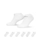 thumbnail image 4 of Calcetines Everyday Cushion No Show Unisex Blancos Y Negros 6 Pares, 4 of 6