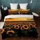 thumbnail image 1 of Forest Leaves Tower Flag Train Quilt Duvet Cover Set Super 3-Piece Bedding Set, 1 of 5