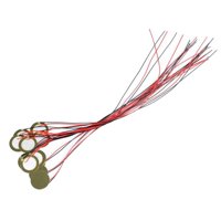 Magideal - Pastilla Piezoeléctrica De 15 Uds, Discos Piezoeléctricos De Alta Resistencia De 27Mm Con Cable De 13 "", Accesorio Versátil De Latón Y Cerámica Para T
