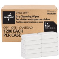 Toallitas Secas Para Bebés Medline Ultrasoft, 1200 Unidades, 7 X 13 Pulgadas