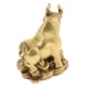 thumbnail image 2 of Figura Decorativa De Doce Animales Chinos De Latón Puro, Amuleto De La Suerte, Buey, 2 of 5