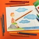 thumbnail image 2 of Lápices Carioca Tita Hexagonal Borrable (50 Colores), 2 of 3