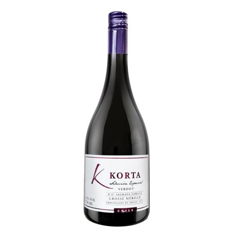 Korta - Vino Grosse Merille 100%, 750 Cc, 13%
