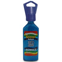 Acrilex - Dimensional Glitter Relieve 3D 35 Ml Cafe