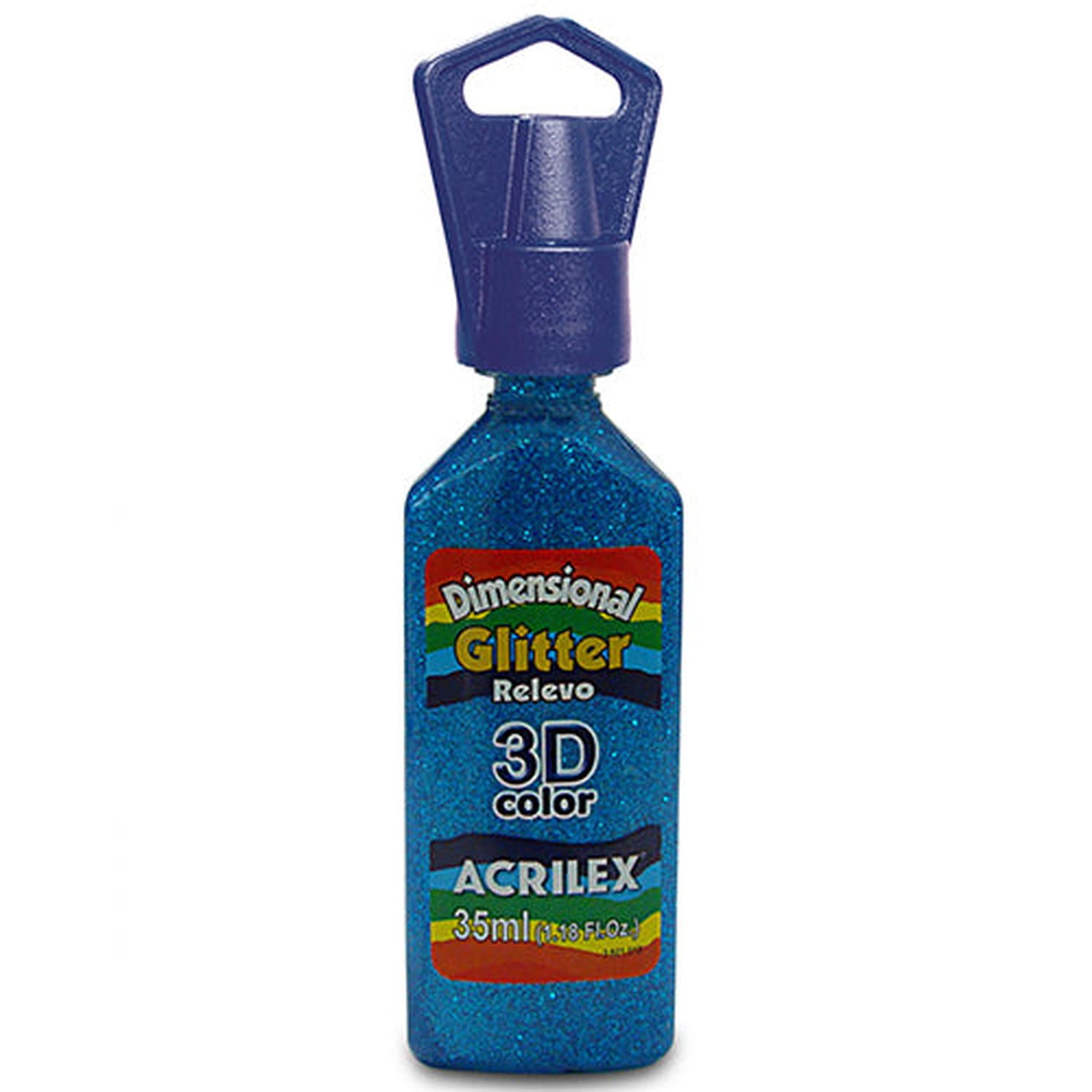 Acrilex - Dimensional Glitter Relieve 3d 35 Ml Cafe