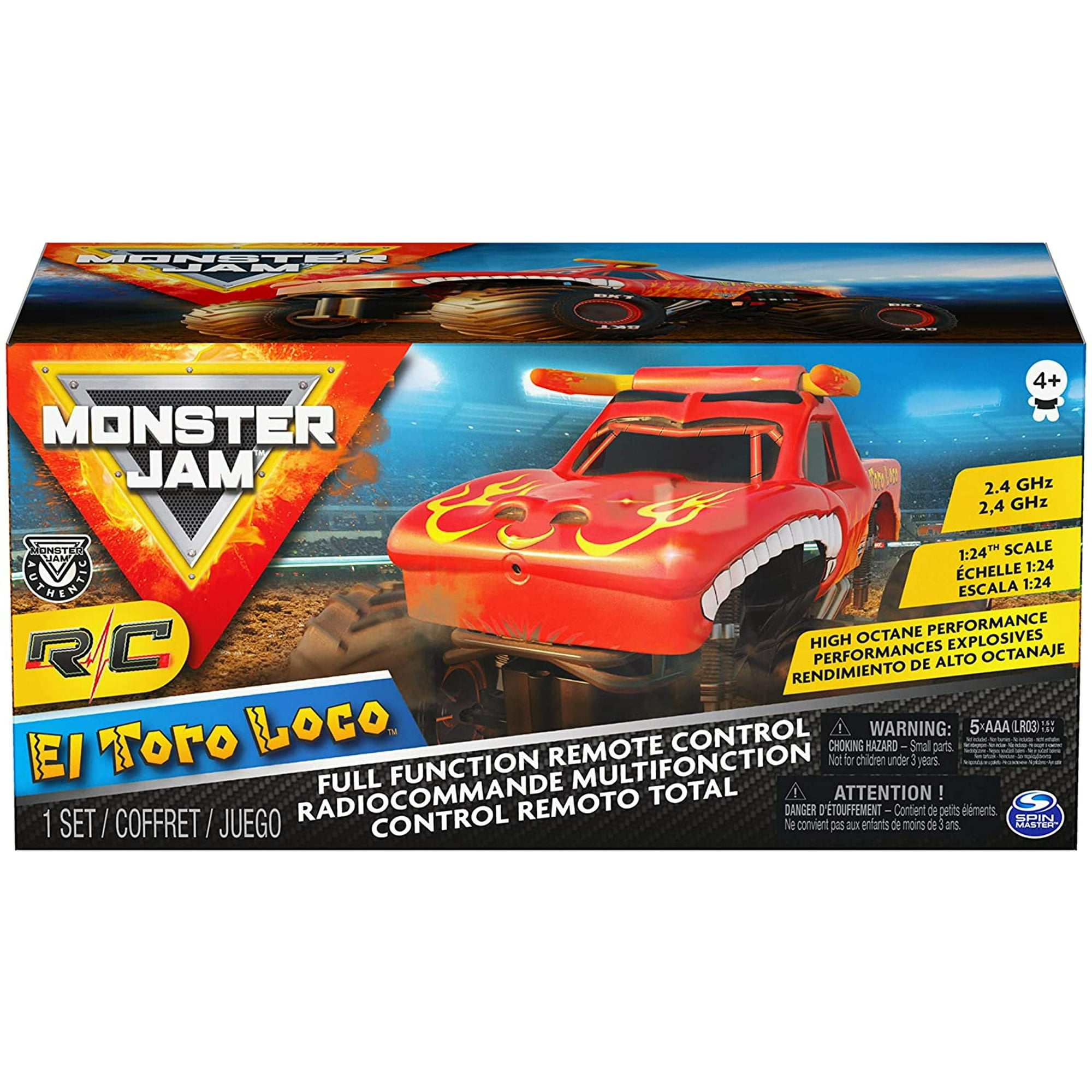 Monster Jam - Monster Truck Oficial De Control Remoto El Toro