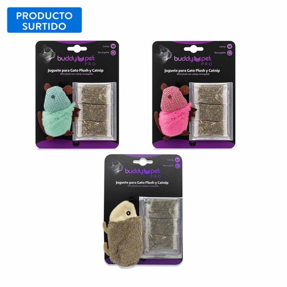 Juguete para Gato Plush Catnip, producto surtido, 1 Un