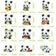 thumbnail image 2 of Set de Bloques de Construcción APENGBAOL 12 Pandas Micro Mini, 2 of 6