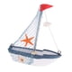 thumbnail image 4 of Mini Modelo De Barco De Vela De Estilo Mediterráneo De Madera Retro Decoración Náutica # 3, 4 of 4