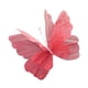 thumbnail image 1 of Mariposa Artificial De Hilo De Seda, Mariposa Falsa De Gasa Gigante Para Manualidades De Boda, Color Rojo, 1 of 3