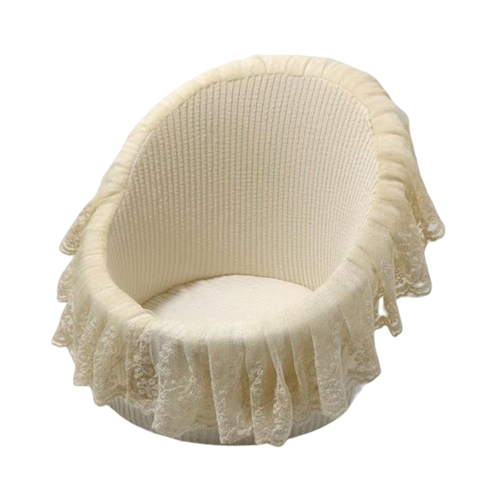 Magideal - Mini Sofá Para Posar, Sofá Pequeño Para Recién Nacido, Accesorios Para Sofá De Tiro, Silla Para Sesión De Fotos, Decoración De Asiento, Accesorios De A