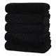 thumbnail image 1 of Pack 4 Toallas Negras Peluquería Hotel Barbería Spa Gym 35x75, 1 of 3