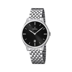 Reloj F16744/4 Festina Negro Hombre Acero Clásico