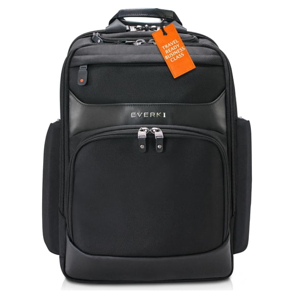 Mochila para portátil EVERKI Onyx Premium Business 36 L negra de 17,3"